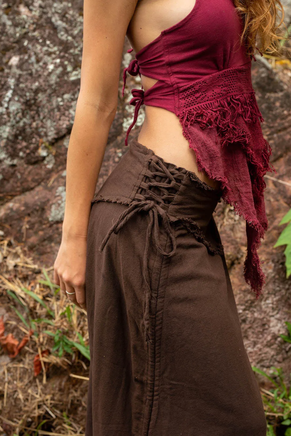 SAGE SKIRT BROWN