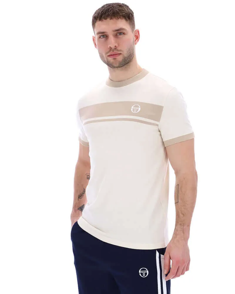 Sergio Tacchini MASTER T Shirt Gardenia-Humus