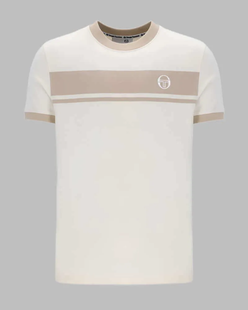 Sergio Tacchini MASTER T Shirt Gardenia-Humus