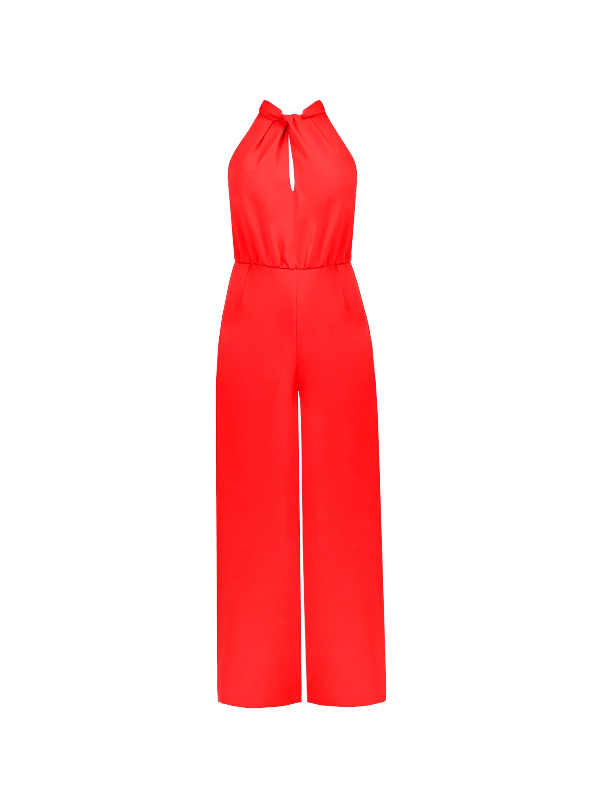 Sophia Twist Neck Culotte Jumpsuit