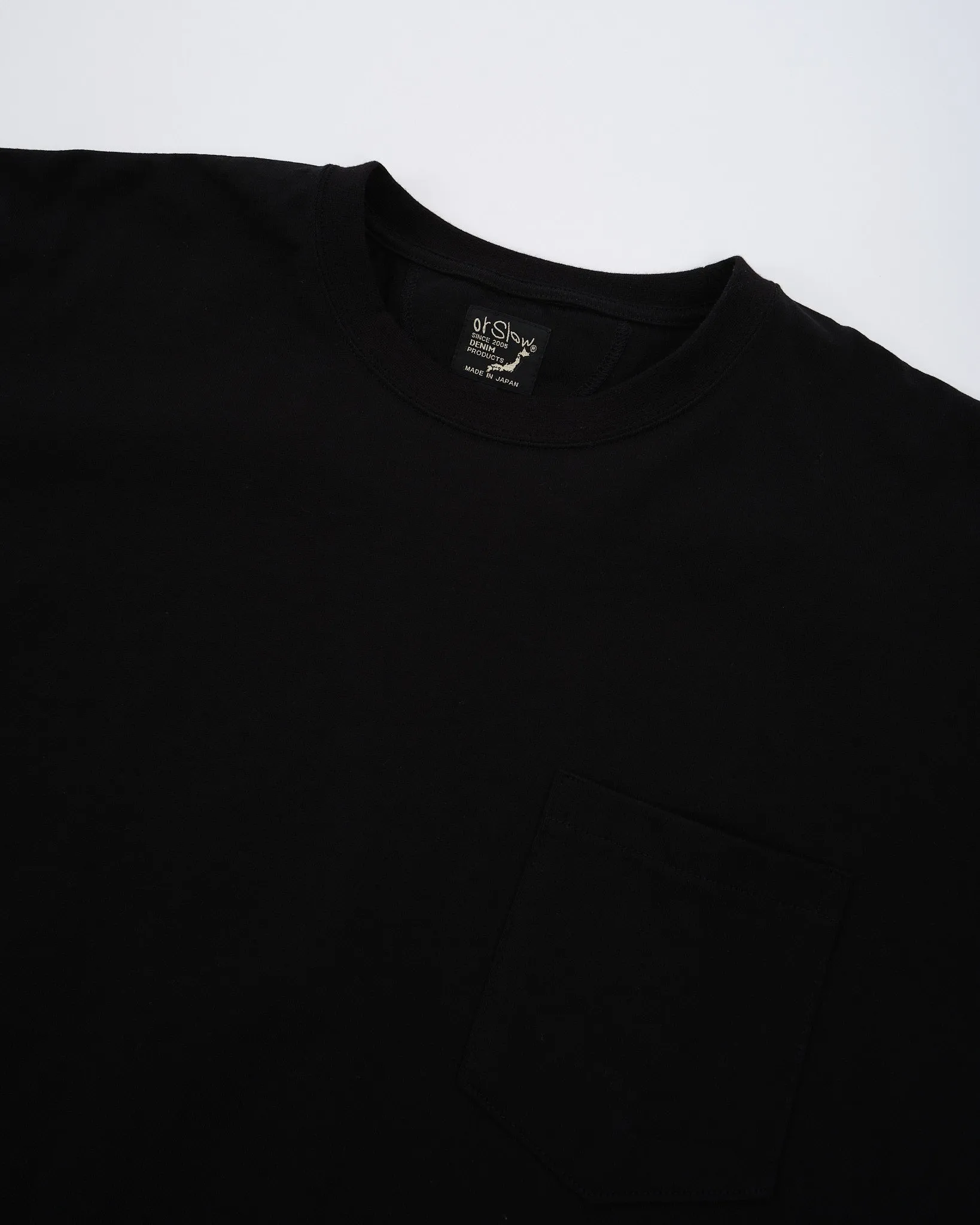 T-SHIRT WITH POCKET BLACK