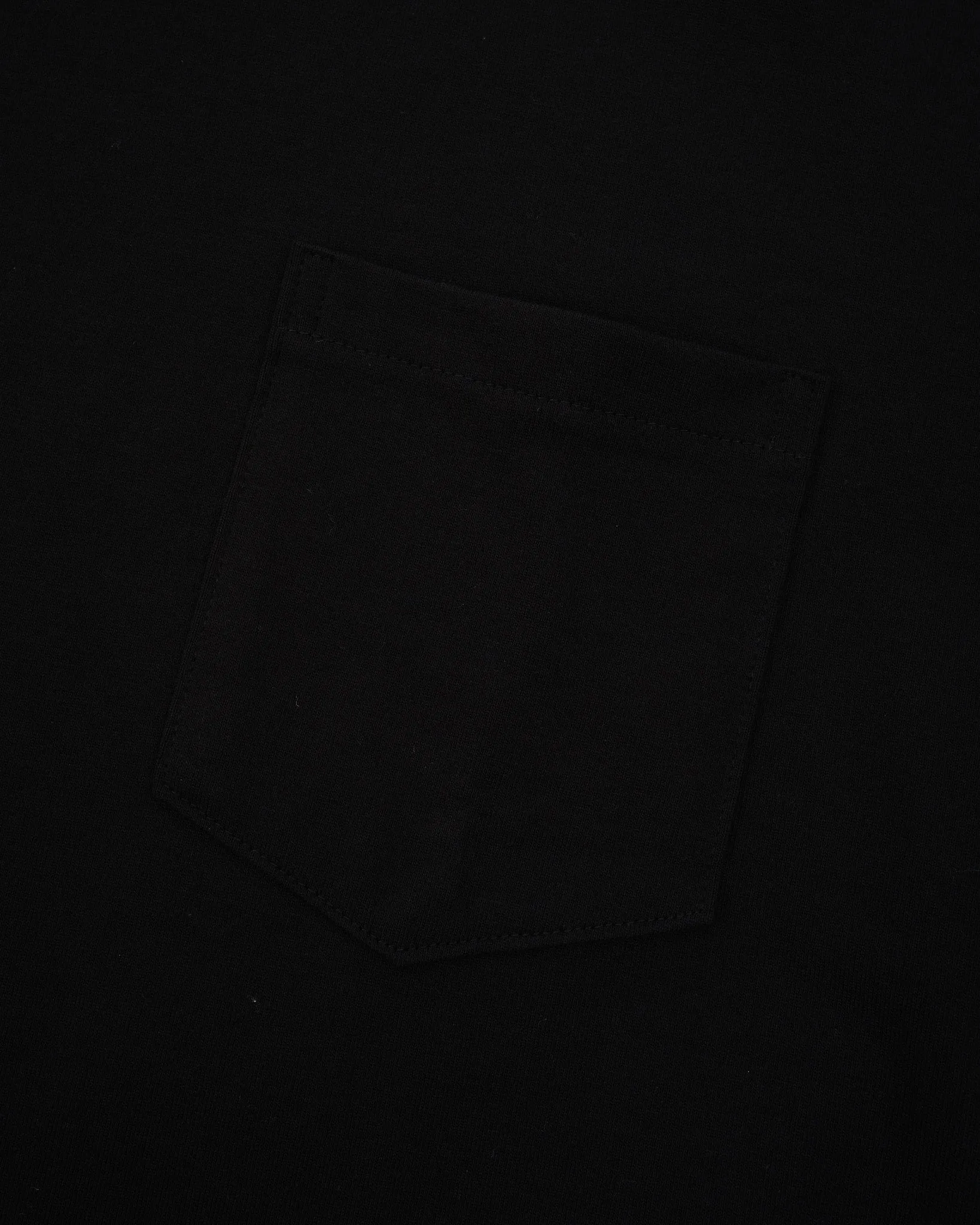 T-SHIRT WITH POCKET BLACK