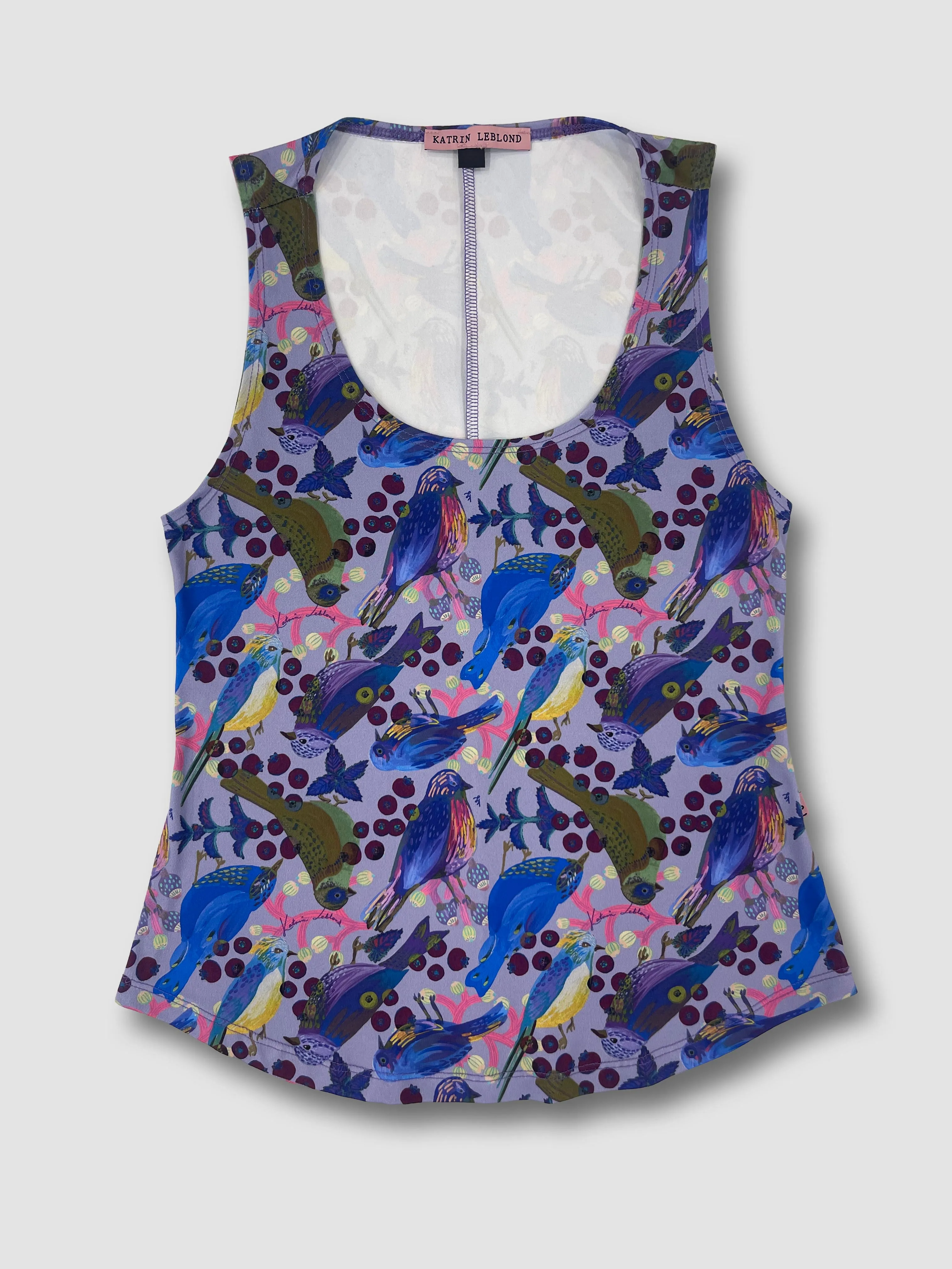 Tank Top - Blueberry Birds