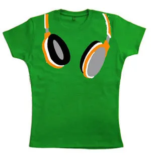 Teenage Girls Headphones T-Shirt