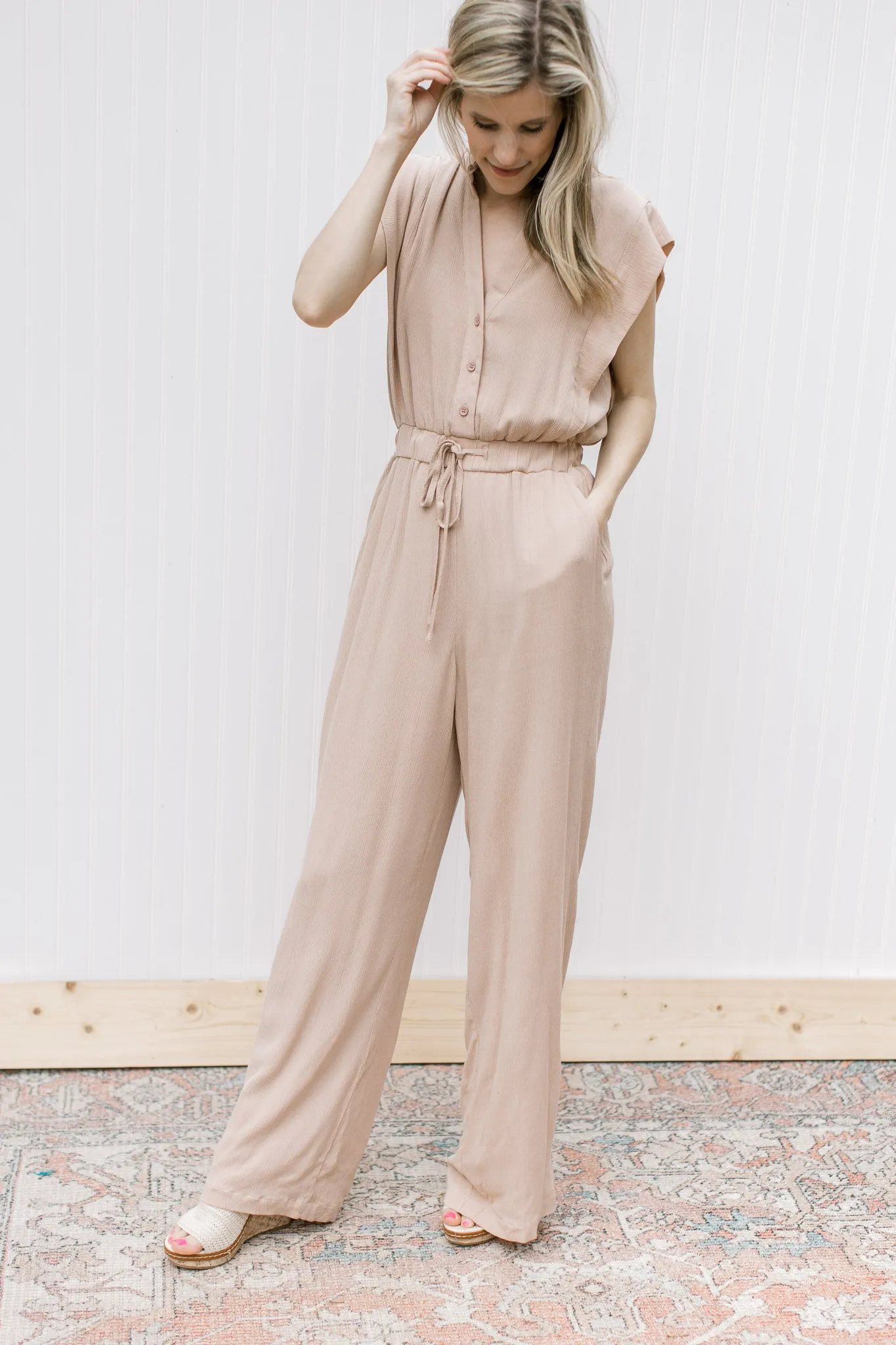 The Beige Jumpsuit