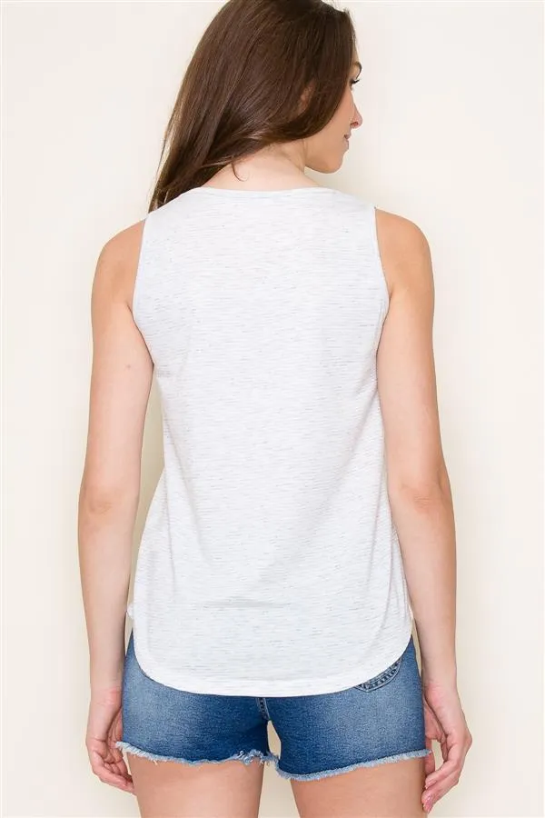 The Carolina Wide Strap Basic Tank