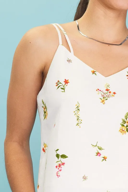 The Clarissa Floral Tank