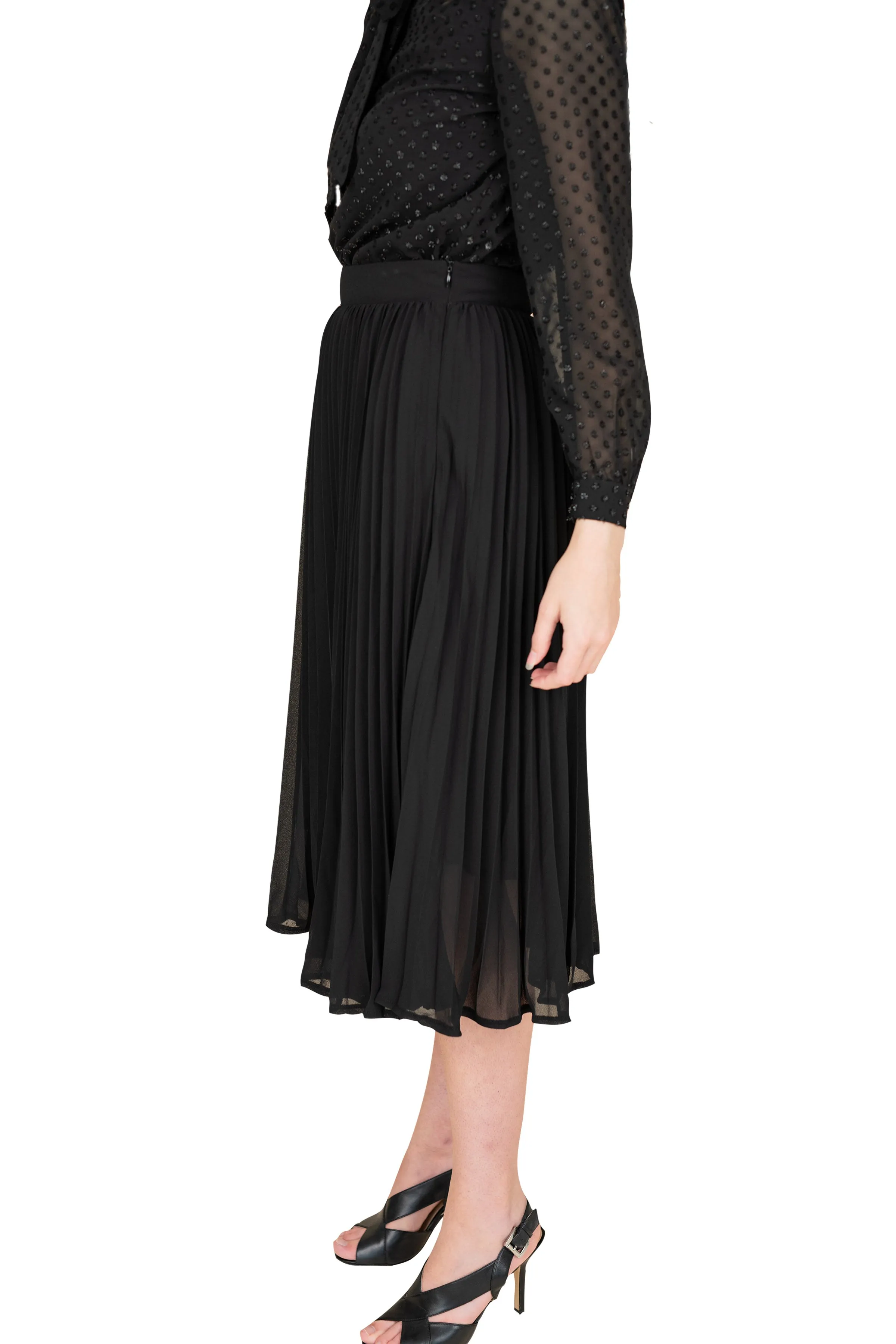 Womens Crushed Chiffon Skirt